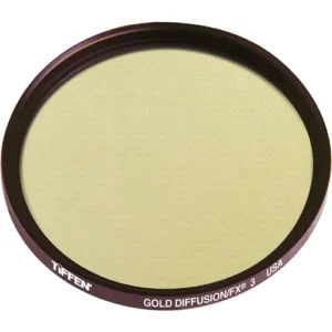 Tiffen Gold Diffusion/FX 3 Filter, 4.5-Inch Round Optical Glass