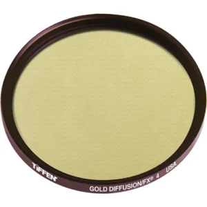 Tiffen Gold Diffusion/FX 4 Filter, 4.5-Inch Round Optical Glass