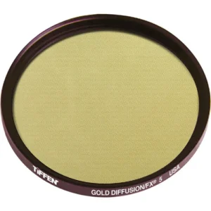 Tiffen Gold Diffusion/FX 5 Filter, 4.5-Inch Round Optical Glass