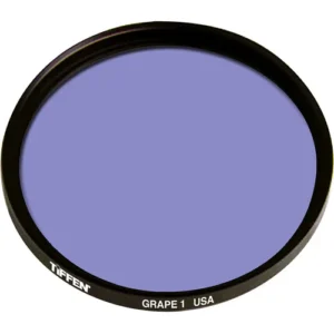 Tiffen 1 Grape Solid Color Round Filter, 4.5 Inches
