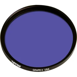 Tiffen 3 Grape Solid Color Round Filter 4.5-Inch