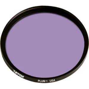 Tiffin 4.5-Inch Circular 1 Plum Solid Hue Filter