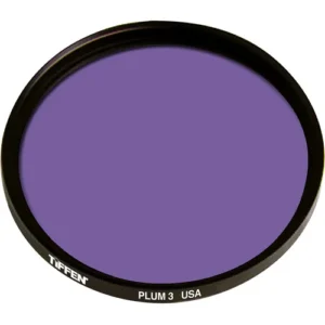 Tiffen 3 Plum Solid Color Round Filter 4.5 Inch