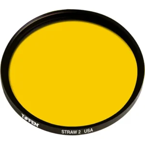 Tiffen 4.5-Inch Round 2-Straw Solid Color Optical Filter