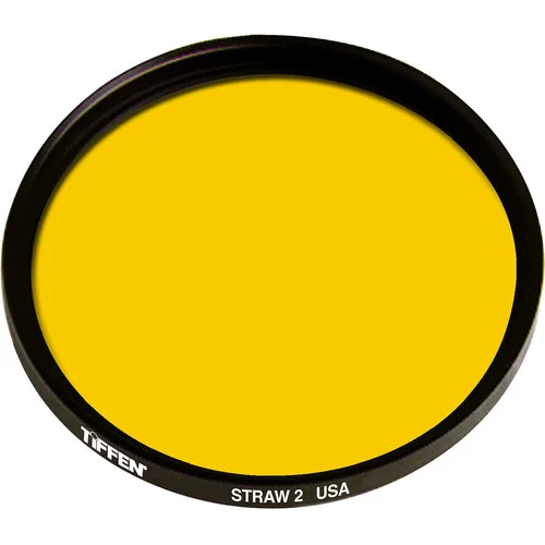 Tiffen 4.5-Inch Round 2-Straw Solid Color Optical Filter
