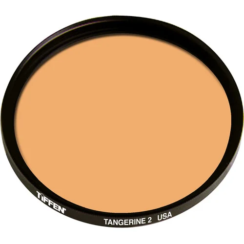 Tiffen 2-Stop Tangerine Solid Color Round Filter  4.5 Inch