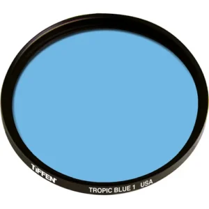 Tiffen 1 Tropic Blue Solid Color Round Filter 4.5 Inch