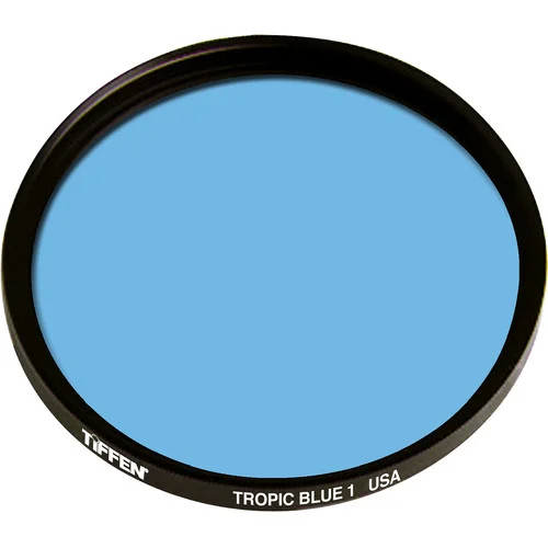 Tiffen 1 Tropic Blue Solid Color Round Filter 4.5 Inch