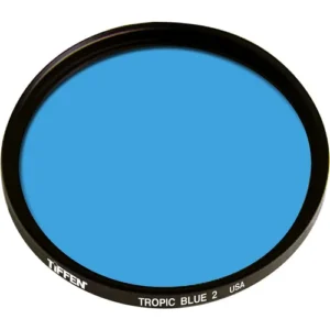 Tiffen 2 Tropic Blue Solid Color Round Filter 4.5 Inch