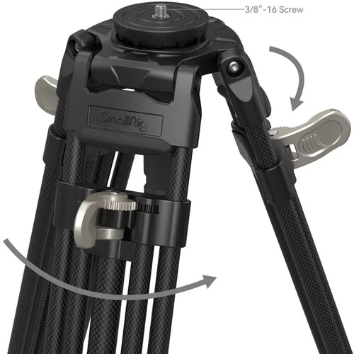SmallRig Heavy-Duty Carbon Fiber Tripod with 75mm Bowl - FreeBlazer Model - Image 4
