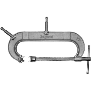 10-Inch Matthews C-Clamp Featuring Dual Baby Pins