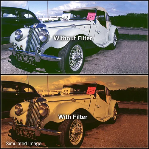 Tiffen 4x4 Inch Gold Solid Color Filter 1