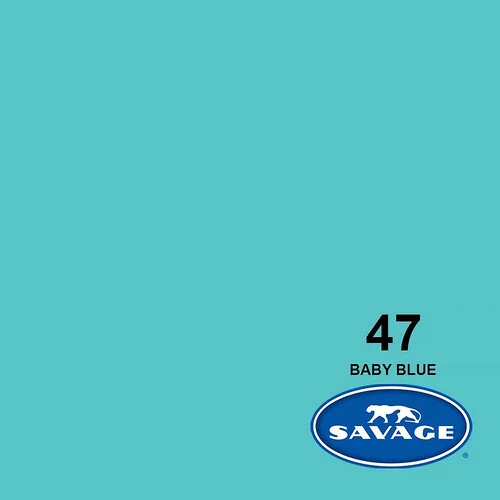Savage #47 Seamless Baby Blue Background Paper Roll (107 x 150 Feet) - Image 3