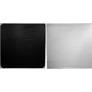 6x6 Foot Chimera Butterfly Fabric in White and Black
