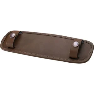 Billingham SP40 Camera Strap with Chocolate Leather and Vintage Studs Padding
