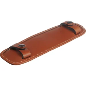 Billingham SP40 Camera Strap Cushion (Tan Genuine Leather / Vintage Stud Design)