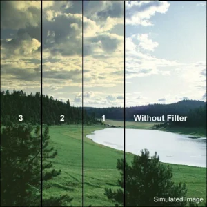 Tiffen 3 Straw Soft-Edge Graduated Filter, 5 x 6 Inches, Vertical Mount