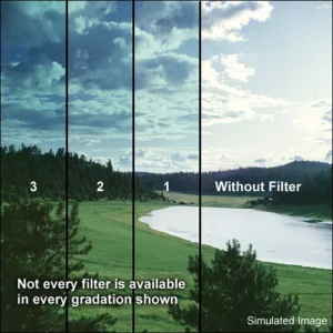 Tiffen 3-Stop Tropic Blue Soft-Edge Graduated Filter, 5 x 6 Inches, Vertical Mount