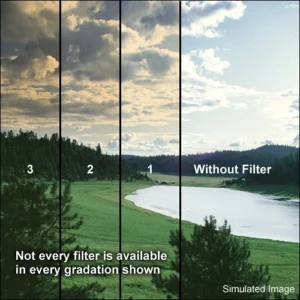 Tiffen 5x6 Inch Tobacco Hard-Edge Graduated ND Filter (Horizontal)