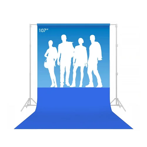 Savage Studio #58 Blue Seamless Background Paper Roll (150' x 107) - Image 2
