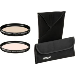 Tiffen 58mm Circular Polarizer and Ultra Clear Filter Set