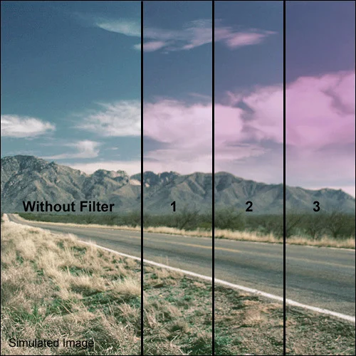 Tiffen 5x5 Inch 2-Stop Plum Soft Edge Graduated Filter