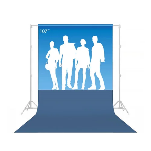 Savage #64 Denim Blue Seamless Backdrop Paper (107 x 150 Feet) - Image 2