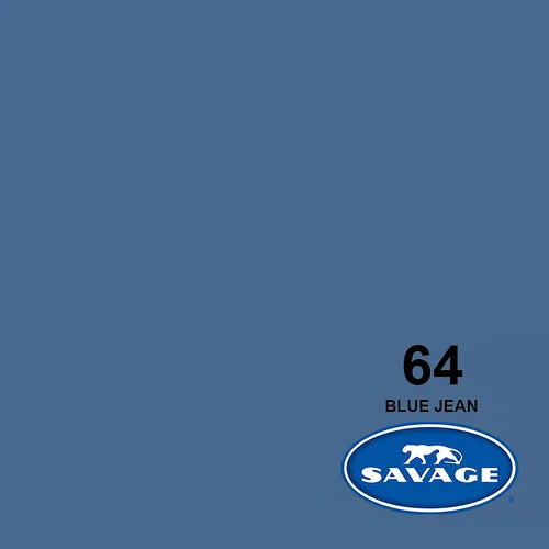 Savage #64 Denim Blue Seamless Backdrop Paper (107 x 150 Feet) - Image 3