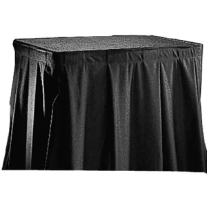 Black Da-Lite Poly-Sheen Skirting 69836