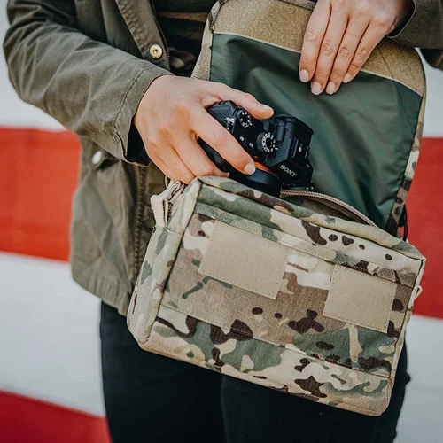 Domke F-5XB Camouflage Shoulder or Belt Camera Bag - Image 5