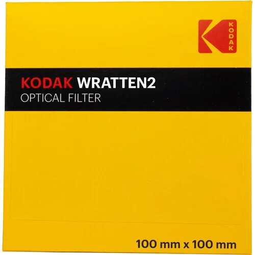 Kodak Wratten 2 Dark Red #70 Gel Filter (4 x 4 Inch)