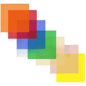 Norman CG-16 Set of 7 Colored Gel Filters (16 x 16 Inches)