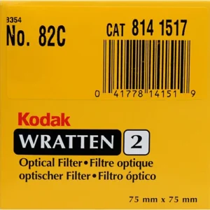 Kodak 82C 3x3 (75mm) Wratten 2 Color Conversion Optical Gel Filter