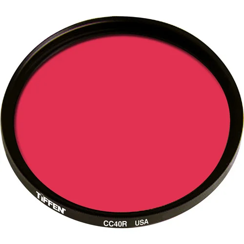 86mm Tiffen CC40R Red Coarse Thread Camera Filter