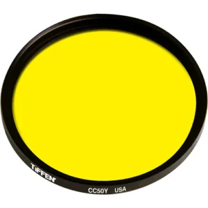 86mm Tiffen CC50Y Coarse Threaded Yellow Camera Filter