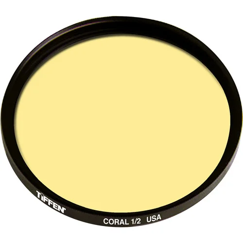 86mm Tiffen Coarse Threaded 1/2 Coral Solid Color Filter
