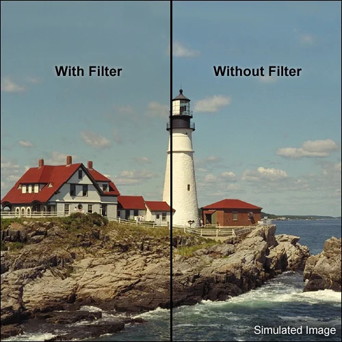 86mm Tiffen Coarse Threaded 1/2 Coral Solid Color Filter - Image 2