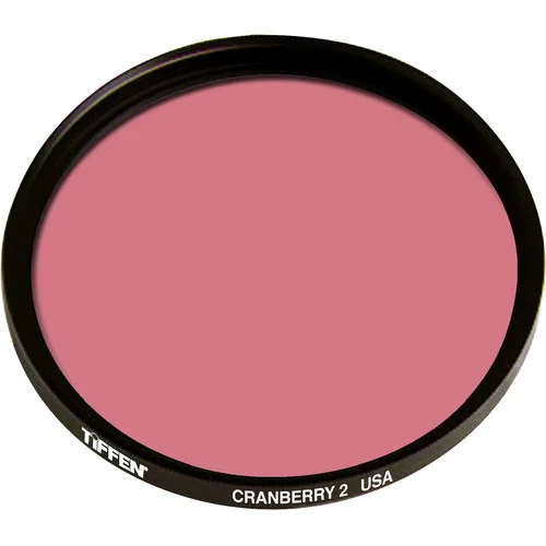 86mm Coarse Thread Cranberry Solid Color Filter by Tiffen - 2 Pack