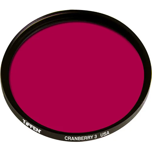 86mm Coarse Thread Tiffen 3 Cranberry Solid Color Filter
