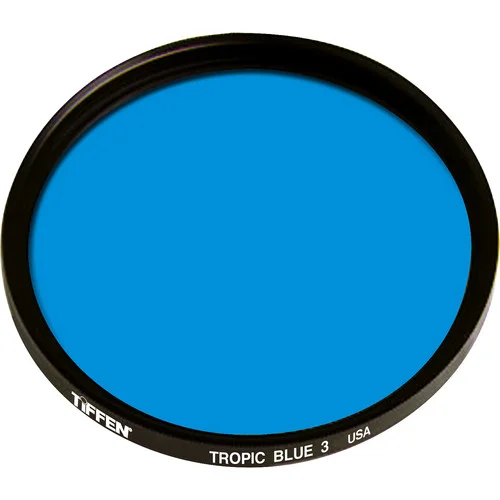 86mm Tropic Blue Solid Color Coarse Thread Filter by Tiffen