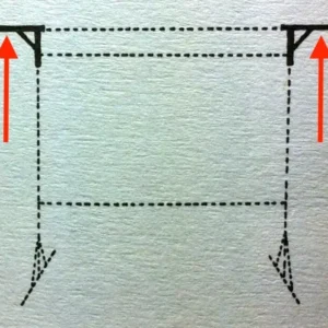 Da-Lite Fast-Fold Deluxe Portable Projection Screen Valence Bar 60 x 108 Inches