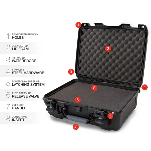 Black Nanuk 930 Protective Hard Case with Foam Insert - Image 6