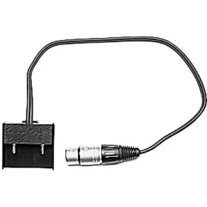 Frezzi 9442 18-Inch 4-Pin XLR Female to Snap-On Brick Battery Connector Cable
