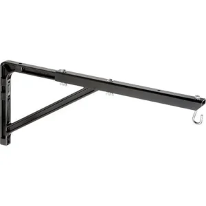 Da-Lite 98037 #23 Black Wall Mount Brackets - 10 to 24 Extension (Pair)