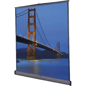 Da-Lite 98043 Manual Pull-Down Projection Screen, Floor Standing, 69x92 Inches, Front Projection
