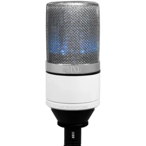 Blizzard White MXL 990 LED Condenser Microphone