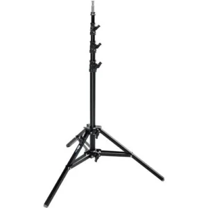 Avenger Baby Aluminum Stand 25 Featuring Leveling Leg (Black, 8.2 Feet)