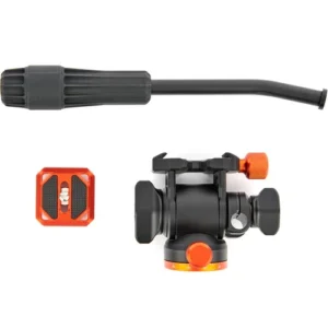 3 Legged Thing Trinity AirHed Pan and Tilt Video Head in Black with Copper Accents