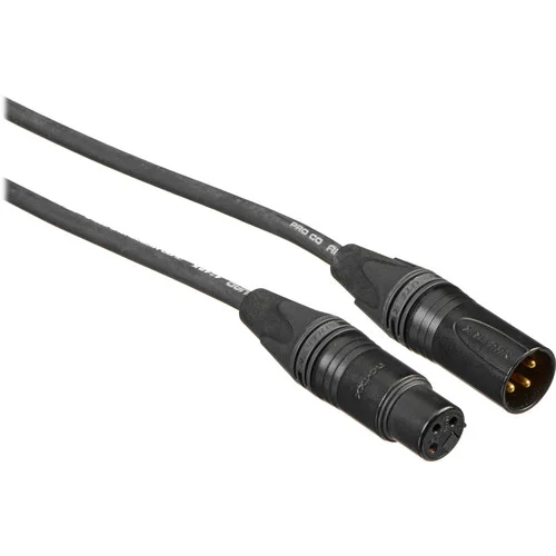 Pro Co Sound AmeriAquad XLR Male to Female Microphone Cord - 100 Feet