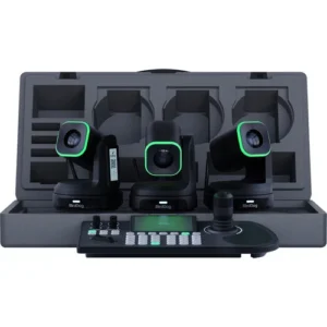 BirdDog X1 PTZ Camera 3-Pack with KBD Controller Bundle in Black